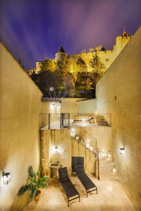 Longue Vie A La Reine - Piscine - Chateau Carcasona Exterior foto